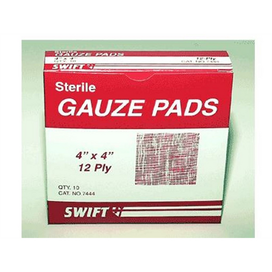 Chaos Safety Supplies Gauze Pads 4 in. x 4 in. (Pack of 10)