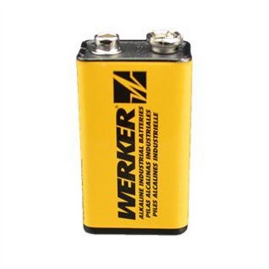Chaos Safety Supplies Werker 9V Alkaline Batteries 2PK