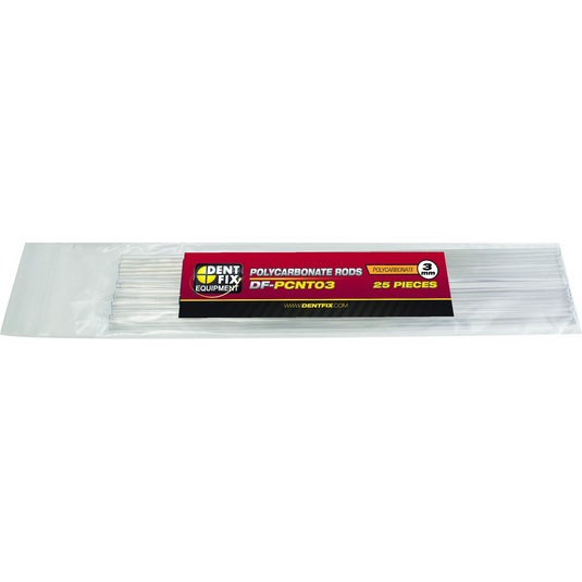 Dent Fix 25PK 3mm Poly Plastic Rods