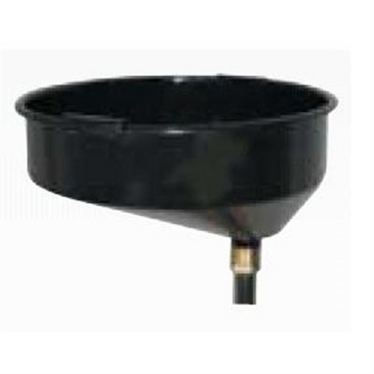 John Dow Industries 16"" Metal Funnel - Straight