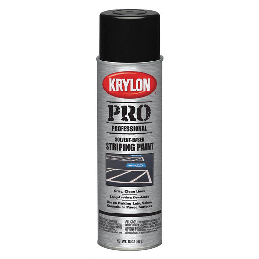 Krylon Striping Paint Cover-Up Black 18 oz. Aeroso