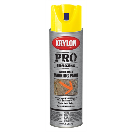 Krylon Mark Paint Apwa Utility Yellow 15 oz.