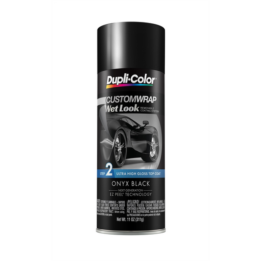 Krylon Custom Wrap Wet Look; Onyx Black