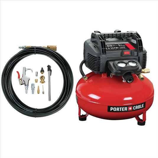 DeWalt Porter Cable 6 gallon Pancake compressor kit