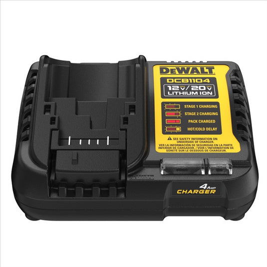 DeWalt 12V MAX / 20V  MAX / FLEVOLT 4 Amp Charger