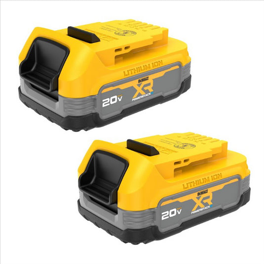 DeWalt 20V MAX XR POWERSTACK Compact Battery - 2 Pack