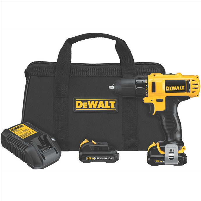 DeWalt 12V Li-Ion Drill Driver Kit