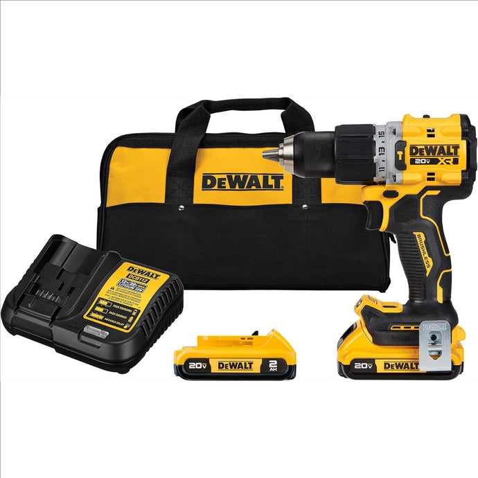 DeWalt 20V MAX* XR® Brushless Cordless 1/2 in. Hammer Drill/Driver Kit