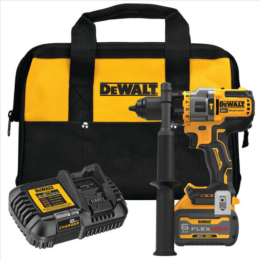 DeWalt 20V MAX 1/2 Inch Brushless Cordless Hammer Drill/Driver With Flexvolt Advantage Kit