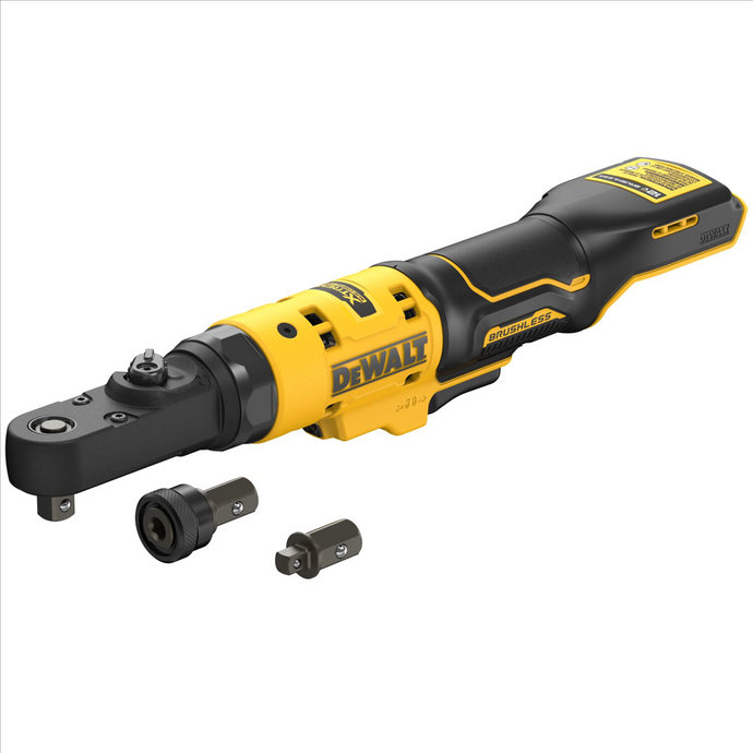 DeWalt XTREME 12V MAX* Brushless Cordless 3/8 Inch and 1/4 Inch Sealed Head Ratchet (Tool Only)