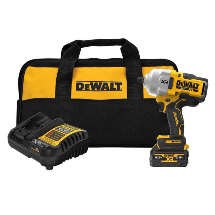 DeWalt 20V MAX XR Brushless Cordless 1/2 Inch HIgh Torque with Hog Ring Anvil Kit