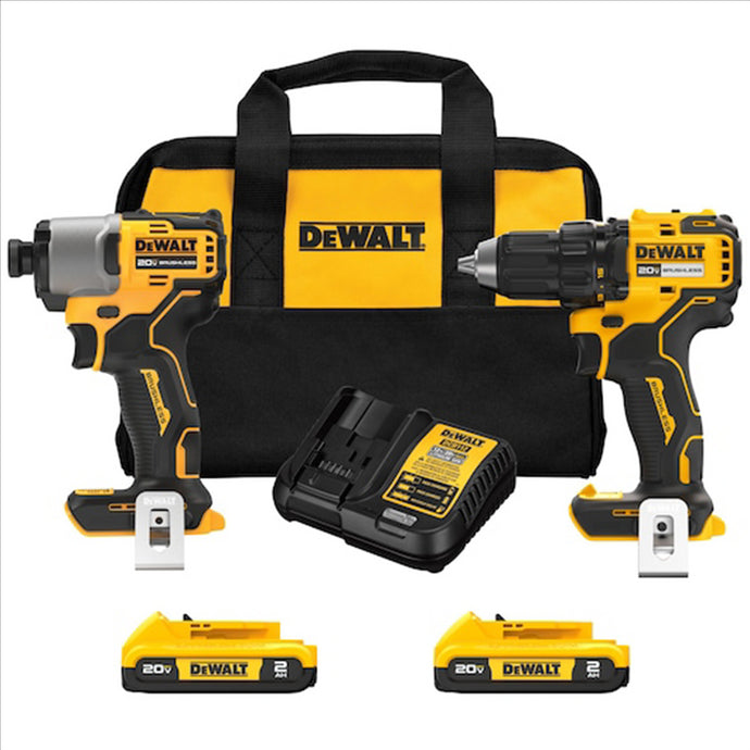 20V MAX Brushless Cordless Drill/Driver and Impact Driver Combo Kit