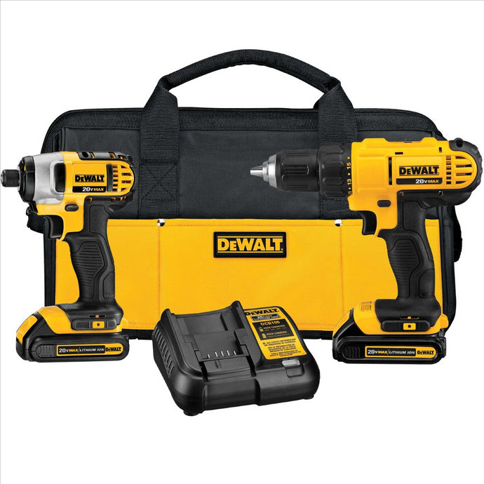 DeWalt 20V Drill Driver/Impact Driver Combo Kit