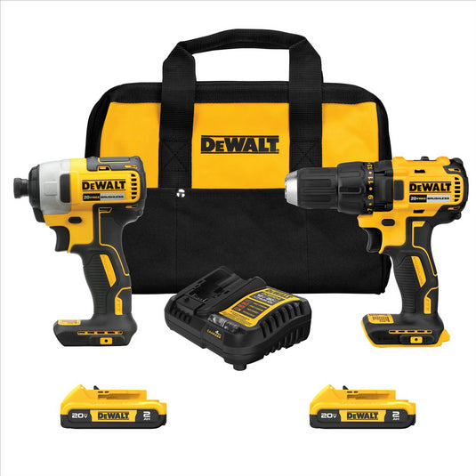 DeWalt 20V MAX BL DRILL IMPACT COMBO KIT