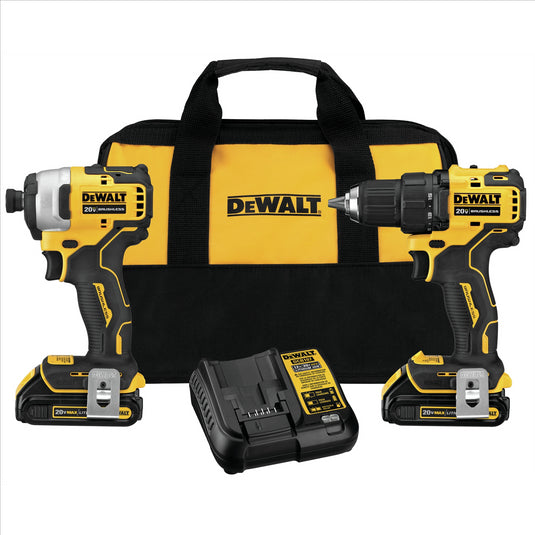 DeWalt 20V MAX Brushless Combo Kit (ATOMIC)