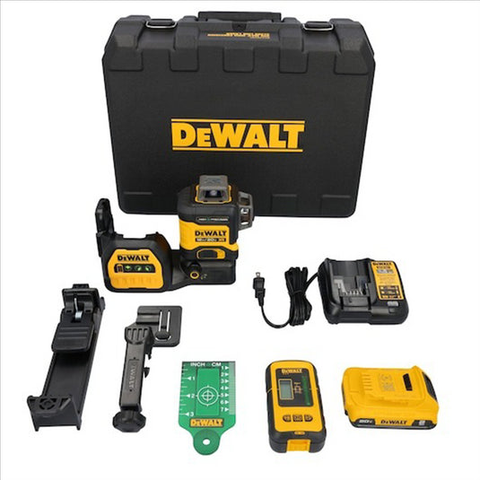 DeWalt 20V MAX* XR® 3 x 360 High Precision Green Laser