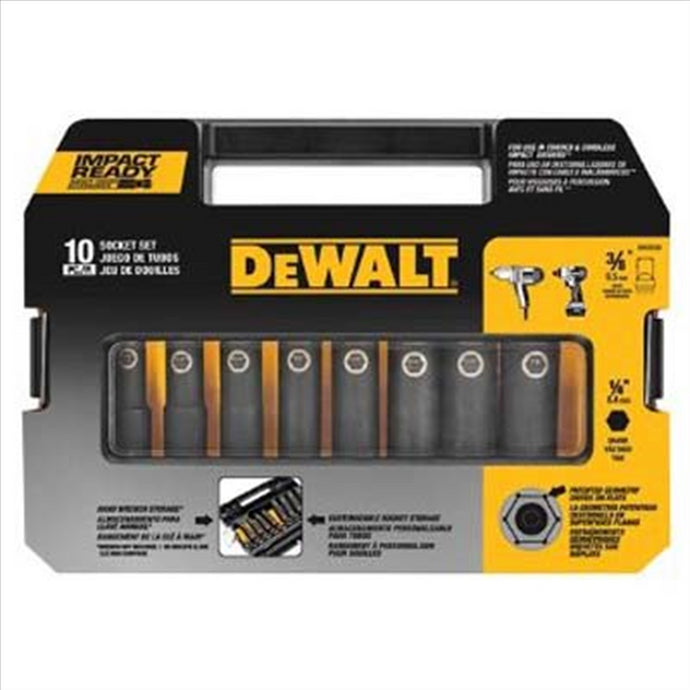 DeWalt 10pc 3/8