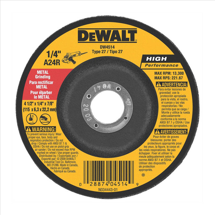 DeWalt WHE GRI 4-1/2