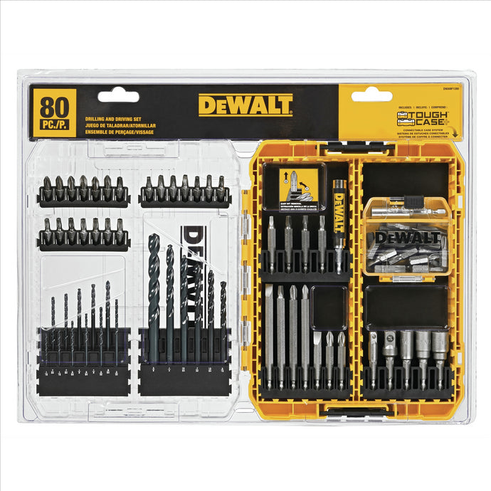 DeWalt Dewalt 80pc drill/drive accessory set w/ case