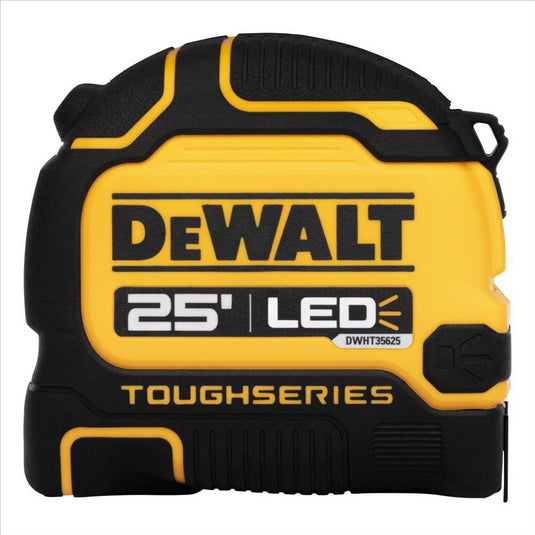 DeWalt TOUGHSERIES 25 FT Lighted Tape Measure