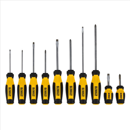 DeWalt Dewalt Fixed Bar Screwdriver Set - 10 Piece