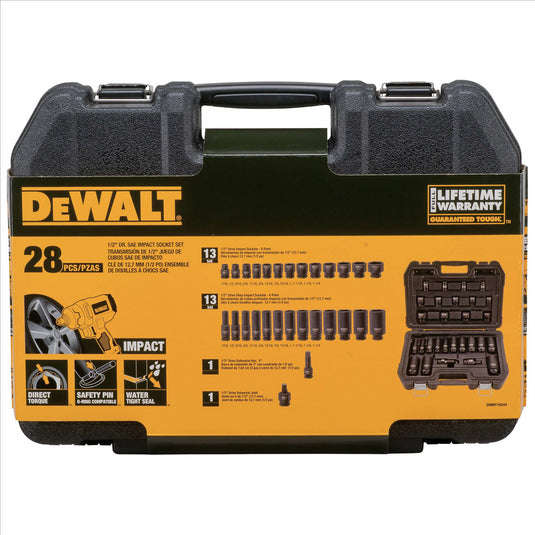 DeWalt DEWALT 28PC SAE 1/2