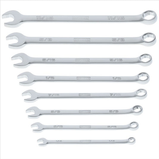 Dewalt TOUGHSERIES SAE Combination Wrench Set - 8 Piece