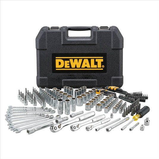 DeWalt  Drive Socket Set For Mechanics; 200-Piece; 1/4