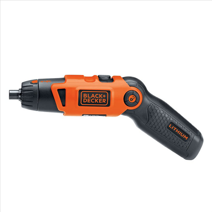 DeWalt Cordless Screwdriver with Pivoting Handle; USB Charger and 2 Hex Shank Bits