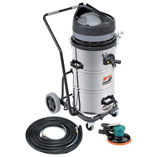 Dynabrade Mega-Raptor Vac&reg; Standard Pack Mobile Auto Vacuum System : Vacuum Kit w/6