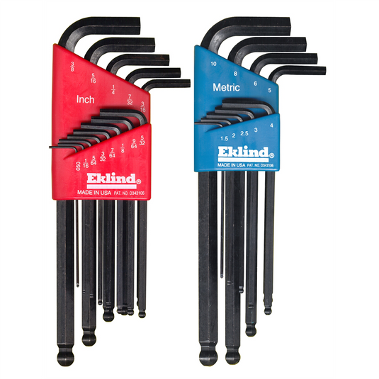 Eklind Tool Company HEX KEY SET 22 PC BALL END 13213/13609 COMBO