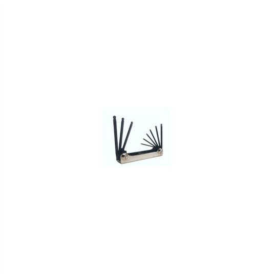 Eklind Tool Company HEX KEY SET 5 PC FOLDING BALL END SAE 3/16-3/8IN.
