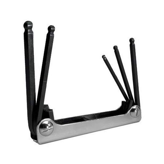 Eklind Tool Company 5-Piece Metric Ball End Fold-Up Hex Key Set