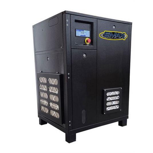 Emax Compressor 10HP 3PH Industrial Rotary Screw Compressor-Cabinet Only