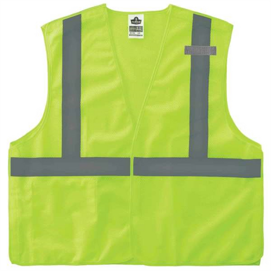 Ergodyne 8215BA L/XL Lime Type R Class 2 Breakaway Mesh Vest