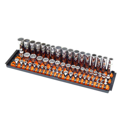 Ernst Mfg. 3 Rail Twist Lock Socket Boss 18""; Orange- 1/4""; 3/8"" & 1/2