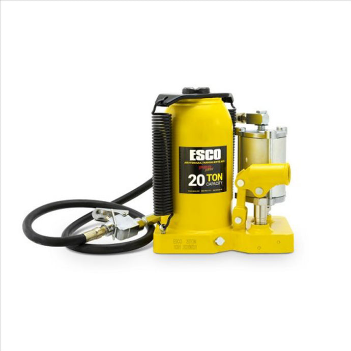 ESCO 20 Ton HD Pro Series Air Hydraulic Bottle Jack