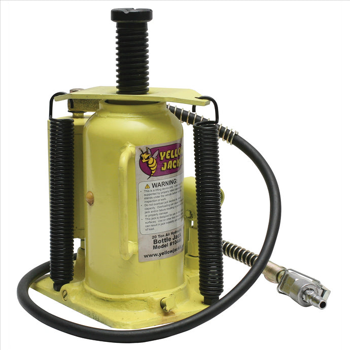 ESCO 20-Ton Air Hydraulic Bottle Jack-Yellowjackit