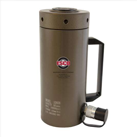 ESCO 50 Ton Single Acting Lock Nut Cylinder