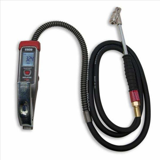 ESCO HD Digital Tire Inflator with 6 Foot Hose and Angled Lock on Chuck