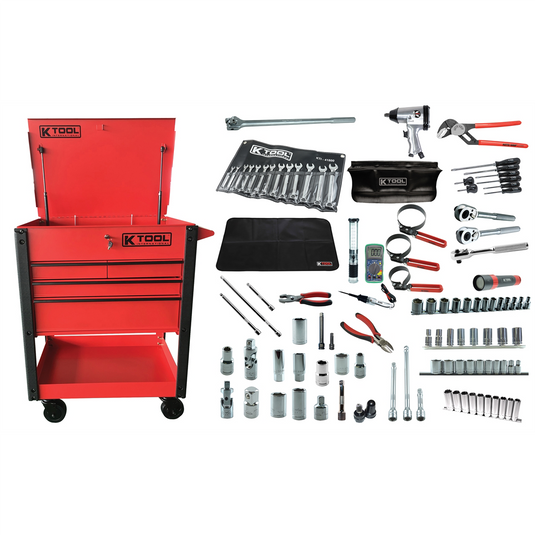 EZ GARAGE Automotive Bundle Kit RED CART