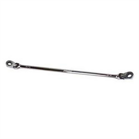 E-Z Red 16mm x 18mm non reversible ratcheting flex wrench