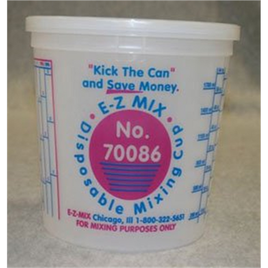E-Z Mix 2 1/2 QUART DISPOSABLE MIXING CUPS 25/BOX