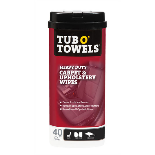 Tub O' Towels Tub O' Towels Heavy Duty Carpet Wipes; 40 count