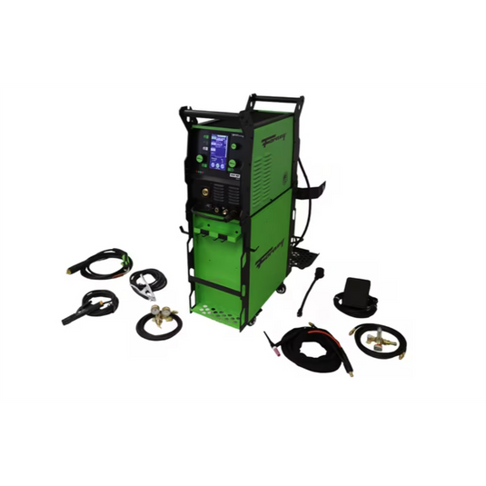 Forney 250 MP (Multi-Process) PRO Welder with TIG Accessory Package and Dual Cylinder Cabinet Cart