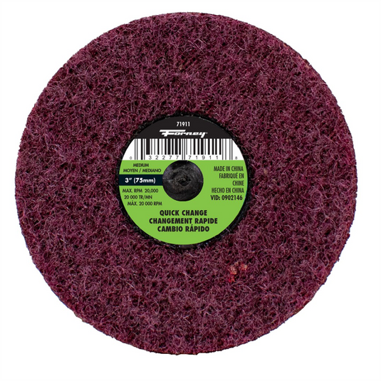 Forney Industries Surface Prep Pad; 3 in (Medium Grit)
