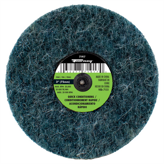 Forney Industries Surface Prep Pad; 3 in (Fine Grit)