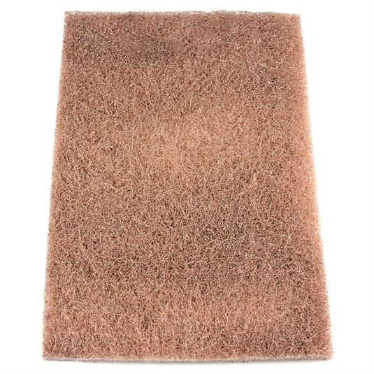 Forney Industries Hand Pad; Brown; 9 in x 6 in