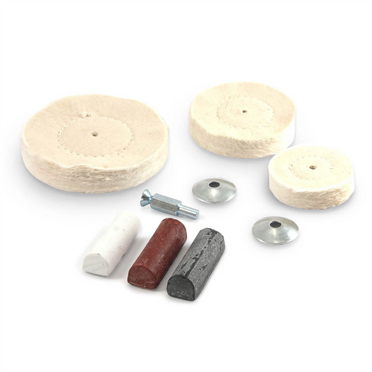 Forney Industries Buffing Kit; Drill Mounted; 7-Piece