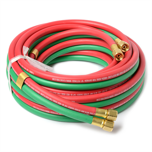 Forney Industries R-Grade Oxy-Acetylene Hose; 1/4 in x 25ft